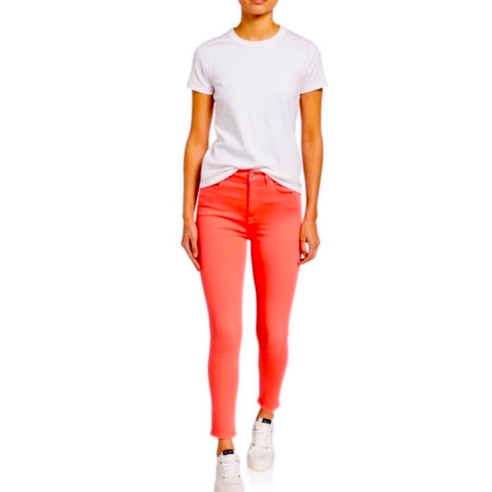 7 for all Mankind - Gwenevere Ankle Jeans, VGUC - Orange, Size 30